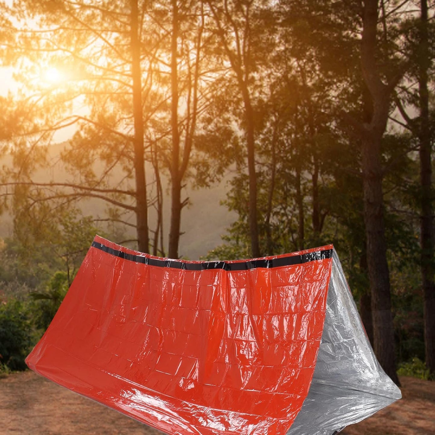 Emergency Survival Shelter Tent, Tube Tent Survival Shelter Resist Wind Snow for Earthquake Relief Camping Hiking Outdoor Adventures(#1)