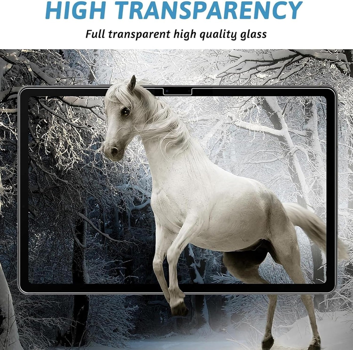 GOZOPO Screen Protector for iPad 9th/8th/7th Generation, Tempered Glass Film - iPad 9/8/7 10.2-Inch 2021/2020/2019 Release (2-Pack)