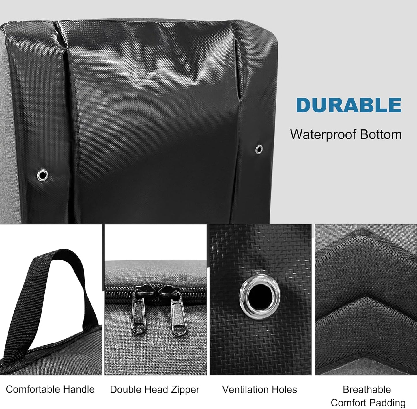 Ski Boot Bag Backpack, Ski Bags for Air Travel, Ski bag and Snowboard Boot Bag, Store Ski Gear and Transport Helmet Goggles Gloves Clothing, Great for Men, Women and Youth