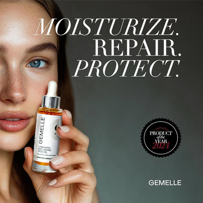 GEMELLE Anti-Aging + Breast Massage Oil | Moisturize, Repair & Protect, Circulation, Beauty & Wellness (30ml/30ml) - Starter Duo
