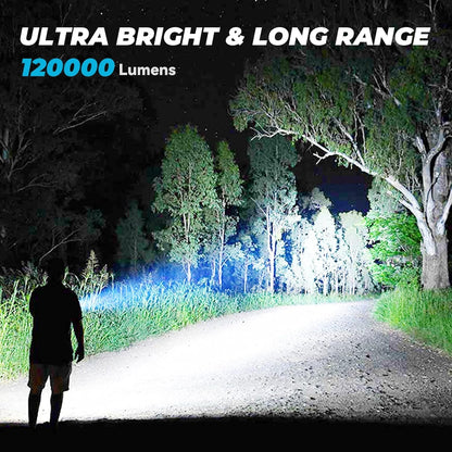 Flashlights High Lumens, Bright Flashlight LED Rechargeable, Adjustable Tactical Flashlights High Powered, Flash Lights for Home