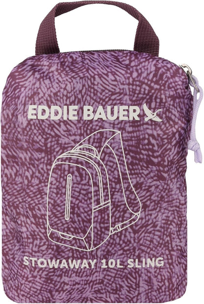 Eddie Bauer unisex-adult Stowaway Packable Sling Bag,Travel, Outdoor, Lightweight, Compact, Edc,Ripstop Nylon, 10lSling Bag
