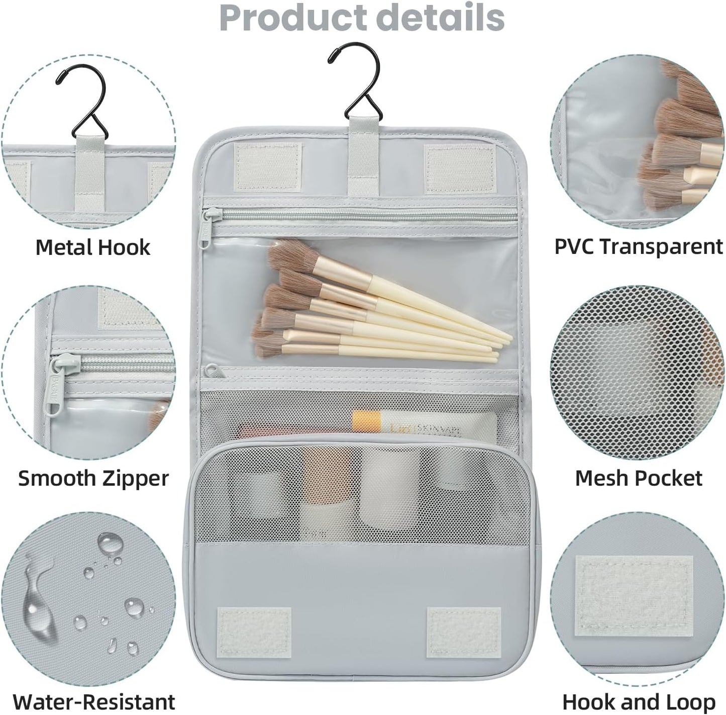 BAGAIL Pack of 10 Packing Cubes of Various Sizes for Travel Accessories Luggage Carry On Suitcase