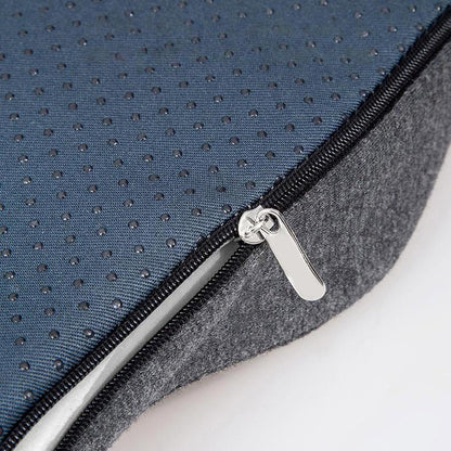 Nordic Comforts Seat & Lumbar Cushion,Ergonomic Seat Cushion with Memory Foam for Car Seat Driver, Office Chair (A)