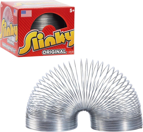 Just Play The Original Slinky Spring Toy, Slinky Metal 7 cm Diameter, Fidget Toys, Toys for Children from 5 Years