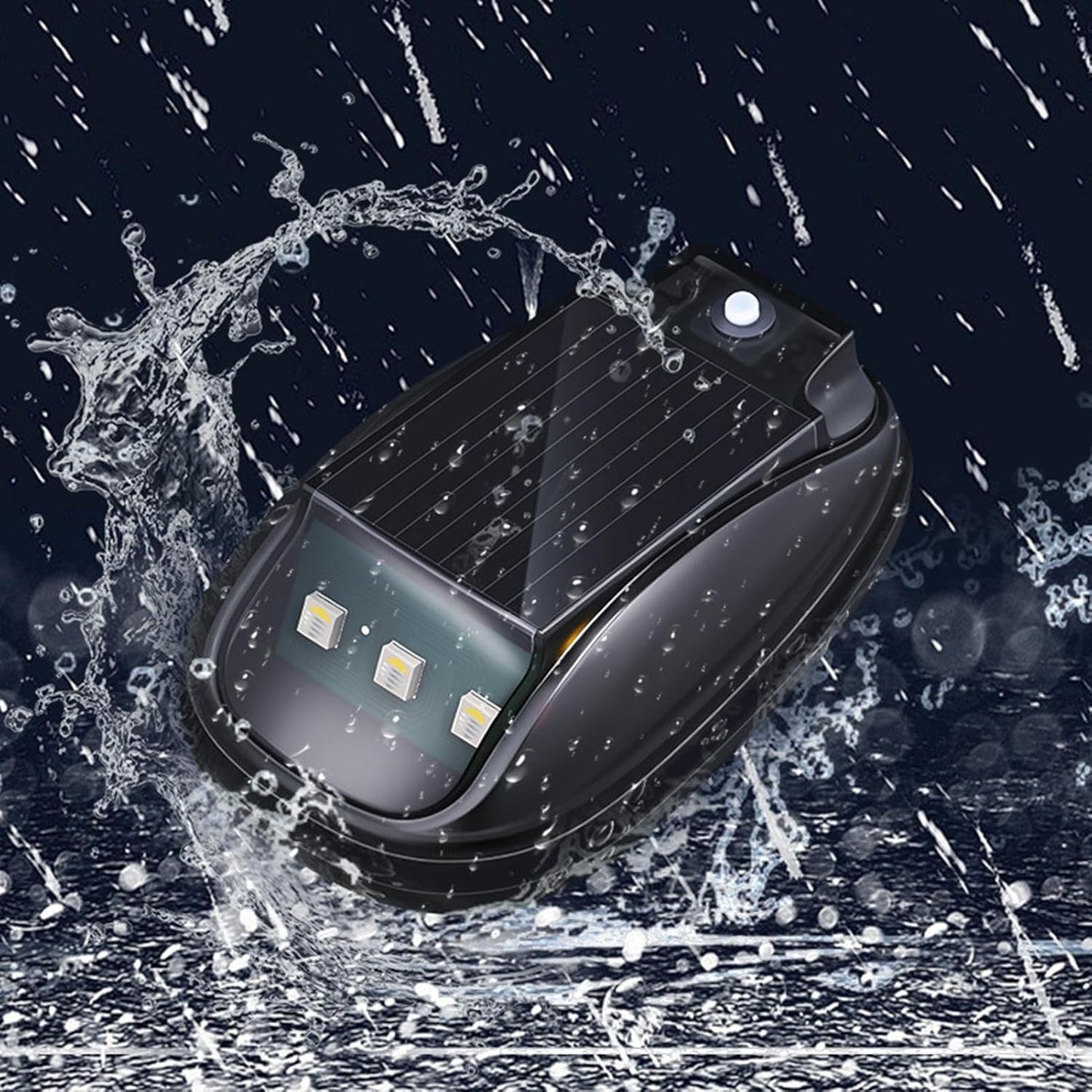 Generico Solar Powered Cab Lights, Roof Marker Lights for Trucks, Smart Sensing Solar LED Lighting, Weatherproof Durable Accessories, For Motorcycles, Vehicles, Outdoor Use