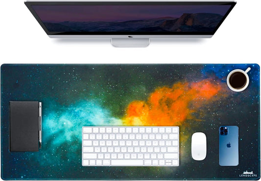 LXNDSCXPE Large Mouse Pad - Desk Mat Gaming Office Keyboard Accessories XL for Computer, Big Pads Home Essentials, Cute Desktop Cover, XXL Laptop Mats Protector, Long Non Slip Aesthetic Surface