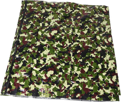 TOYANDONA 1 Set Thermal Insulation Emergency Survival Sleeping Tent Lightweight Portable Bivy Sack for Camping Hiking and Critical Situations Robust Warm Keeping Blanket Camouflage