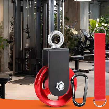Pulleys for Lifting, Heavy-Duty Storage Pulley, Smooth Load-Bearing System, Quick-Release Workout Gear, Multifunctional Design, for Garage Home Gym, Marine Equipment Handling