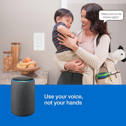 Lutron Caseta Original Smart Dimmer Switch Kit, 2 Dimmer Switches, 2 Wall Plates, 2 Pico Remotes, and Smart Hub, Works with Alexa, Apple Home, Google Home, 3 Way, 150W, No Neutral, P-BDG-PKG2W-A