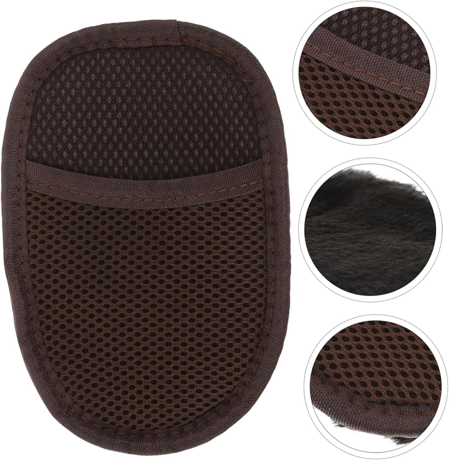 LIFKOME 3pcs Microfibre Cloth Glove Mini Travel Essentials Shoe Cleaning Cloth Versatile for Car Interior