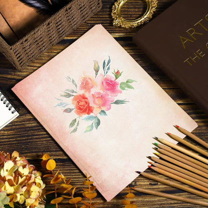 120 Pcs Vintage Stationery Paper,Antique Design Printing/Writing Papers 8.4 x 11.6 Inch,A4 Vintage Double Side Printing Papers,Letter Writting Paper,Letterhead for Resume,Diploma,Certificates