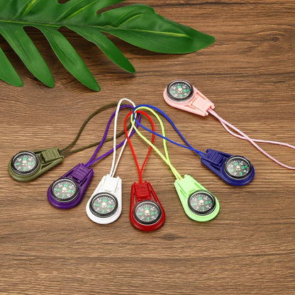 PATIKIL Mini Survival Compass, 25 Pack Button Compass Bulk Kit for Outdoor Hiking Camping Travelling Party Favors
