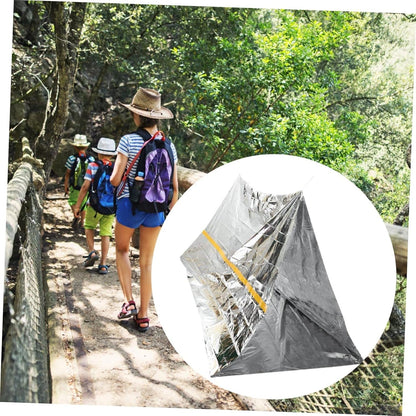 Sosoport 2pcs Disposable Emergency Shelter Tent Portable Tube Tent for Outdoor Survival Camping and Hiking