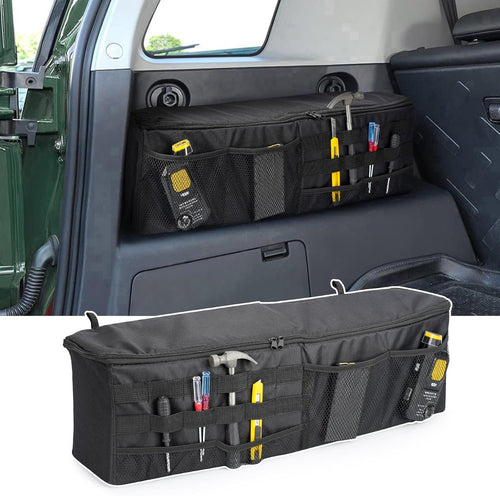 QQUNSUNUS Car Bag Organizer Trunk with 600D Oxford Cloth Car Storage Trunk Organizer Compatible with Toyota FJ Cruiser 2007-2021 Multifunctional Storage Bag