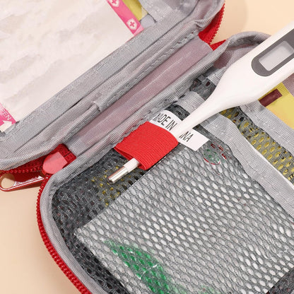 LXWHAYBVJ Empty First Aid Bag Emergency Kit, First Aid Bag, First Aid Kit Bag Empty for Home, 3 Pcs First Aid Bag Empty, First Aid Kit Bags Portable Travel Empty Medicine Bags 3 Size Waterproof(Red)
