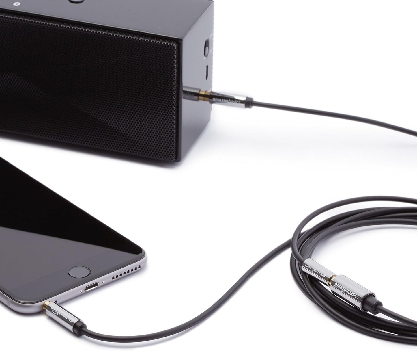 Amazon Basics 3.5mm Male to Female Stereo Audio Extension Adapter Cable - 25 Feet