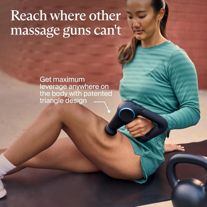 Therabody Theragun Prime Plus - Heated, Powerful Massage Gun for Enhanced Warm-Up & Workout Recovery - Quiet Deep Tissue Massager for Body and Back Pain Relief - Leg & Back Massager with Heat