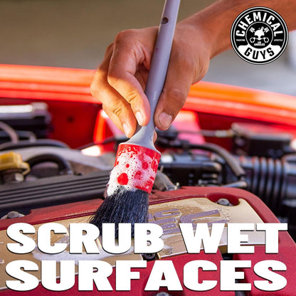 Chemical Guys ACC601 1 Pack Exterior Detailing Brush , Gray
