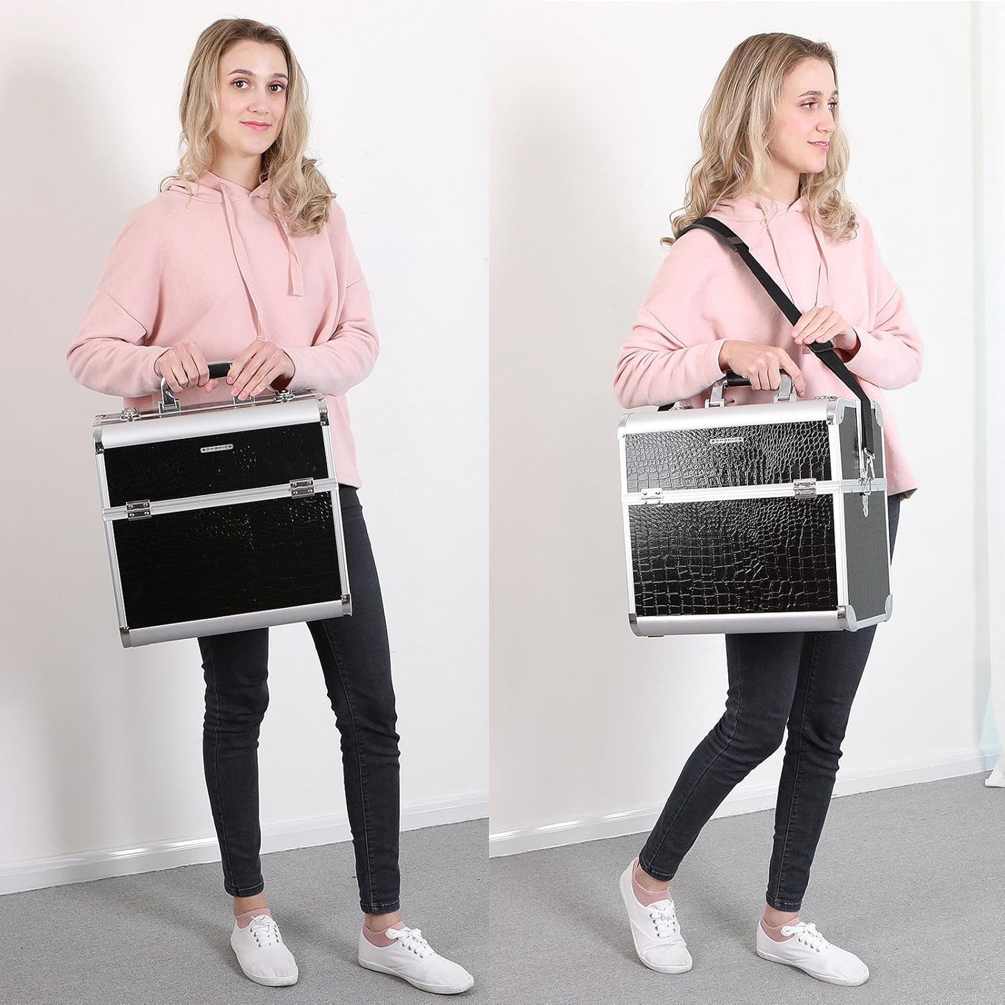 SONGMICS Grand Beauty Case 36.5 x 22 x 35 cm
