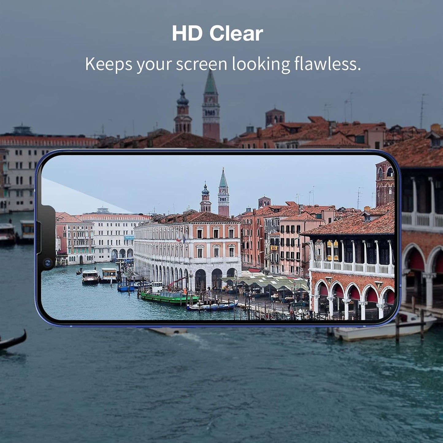 EGV 3 Pack Screen Protector for iPhone 13/ iPhone 14/ iPhone 13 Pro/iPhone 16Se 6.1 inch, Tempered Glass HD Screen, Scratch Resistant Film, Easy Installation