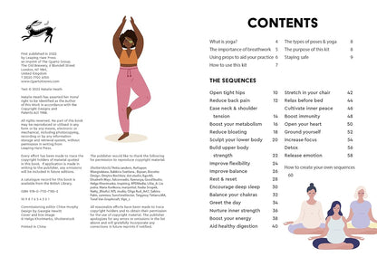 Yoga Asana Cards: 50 poses & 25 sequences