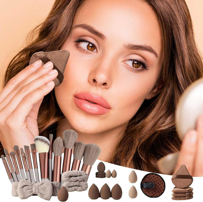 Makeup Tools, kit di makeup, kit di cosmetici, strumenti professionali di bellezza, accessori da viaggio, portatile compatto, versatile, ideale per donne e ragazze, cosmetici