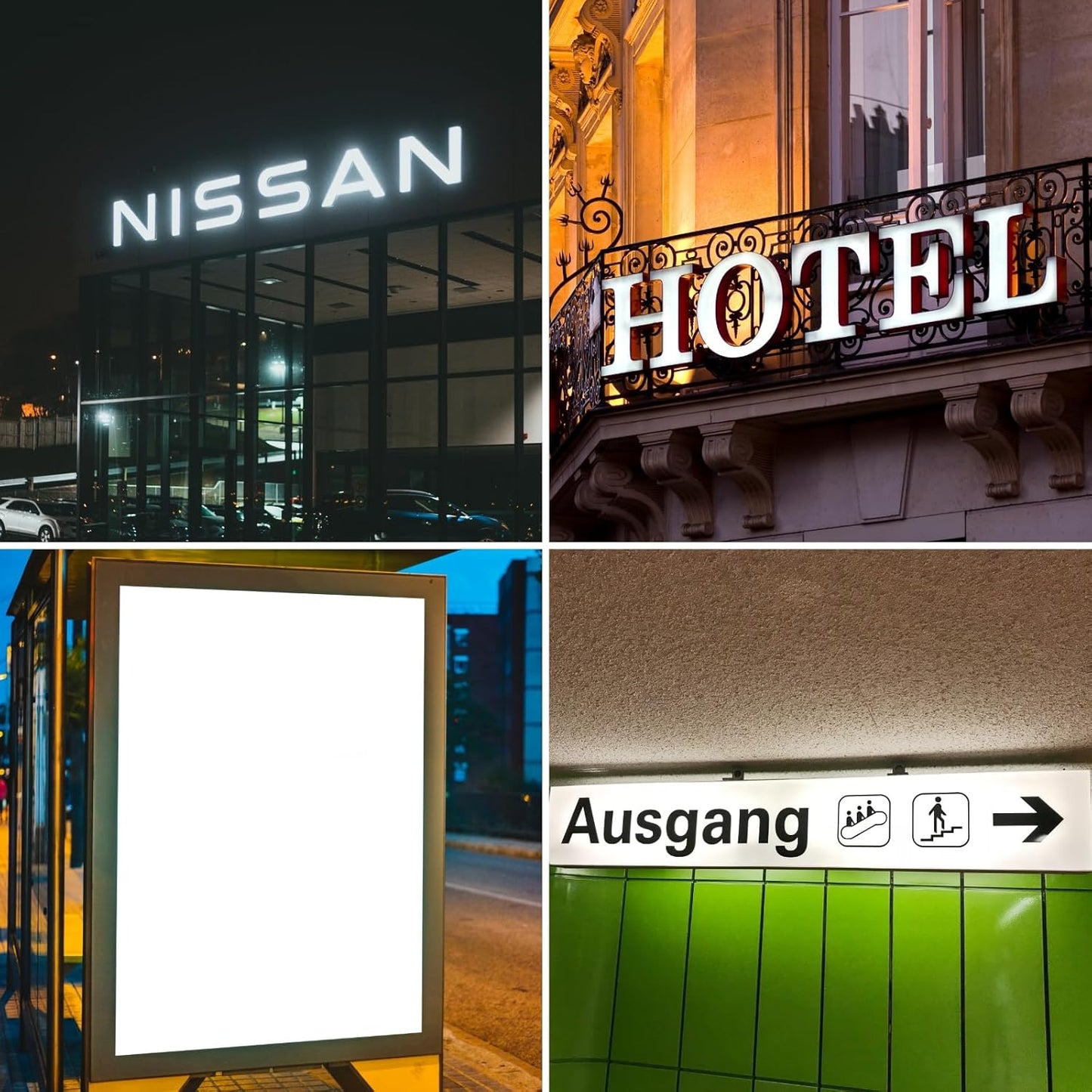 VIMLED 12 V LED Injection Modules - Pack of 10 4 W / 360 lm in Warm White - IP67 Waterproof SMD LED Injection Modules for Lighting for Light Advertising, Ambience or as a Work Light