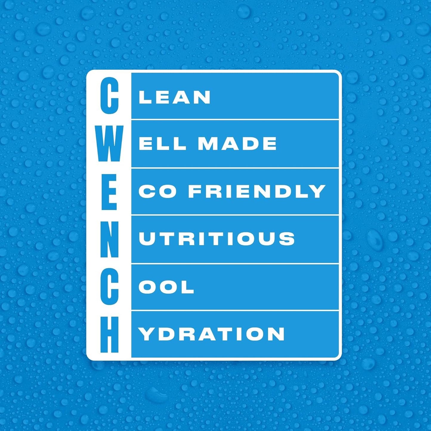 Cwench Electrolyte Hydration Blue Raspberry Drink Mix, 45 Servings, 315g