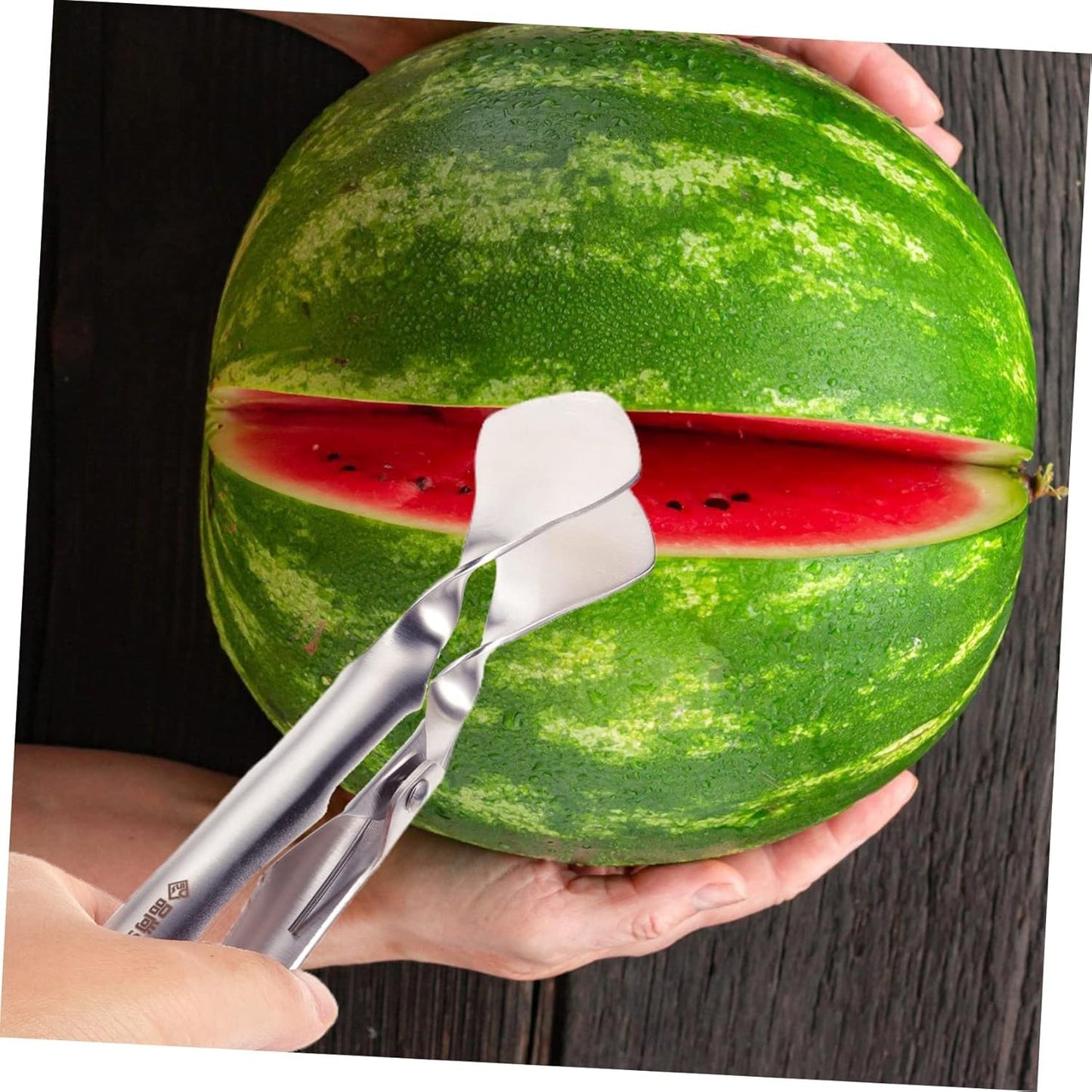 SEWOART utensile da cucina set cucina gadget cucina apribottiglie tagliatori di melone di grandi dimensioni taglio apri anguria in metallo anguria acciaio inossidabile 304