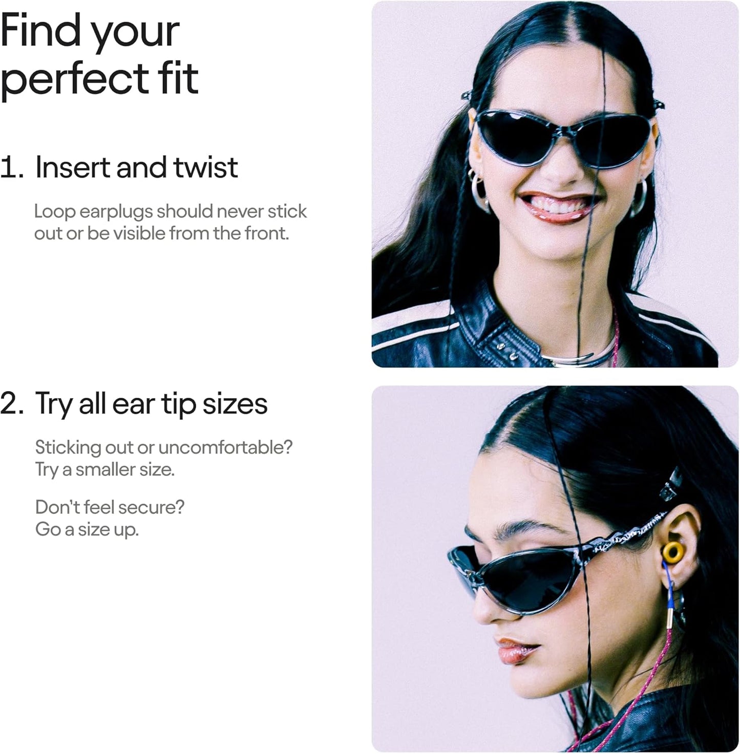 Loop Quiet 2 Plus Ear Plugs with Double Tips – Ultra-Comfy Reusable Earplugs For Sleep, Focus, Travel, Noise Sensitivity | Flexible Protection | 24 dB (SNR) Noise Reduction + 3 dB with Double Tips