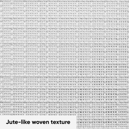 Curver Jute Decorative Plastic Organization and Storage Basket Perfect Bins for Home Office, Closet Shelves, Kitchen Pantry and All Bedroom Essentials