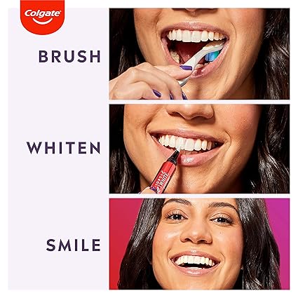Colgate Optic White Overnight Teeth Whitening Pen, Enamel Safe and Vegan, Teeth Stain Remover to Whiten Teeth, Teeth Whitening for Sensitive Teeth, 35 Nightly Treatments Per Pen, 0.08 Oz,2 Pack