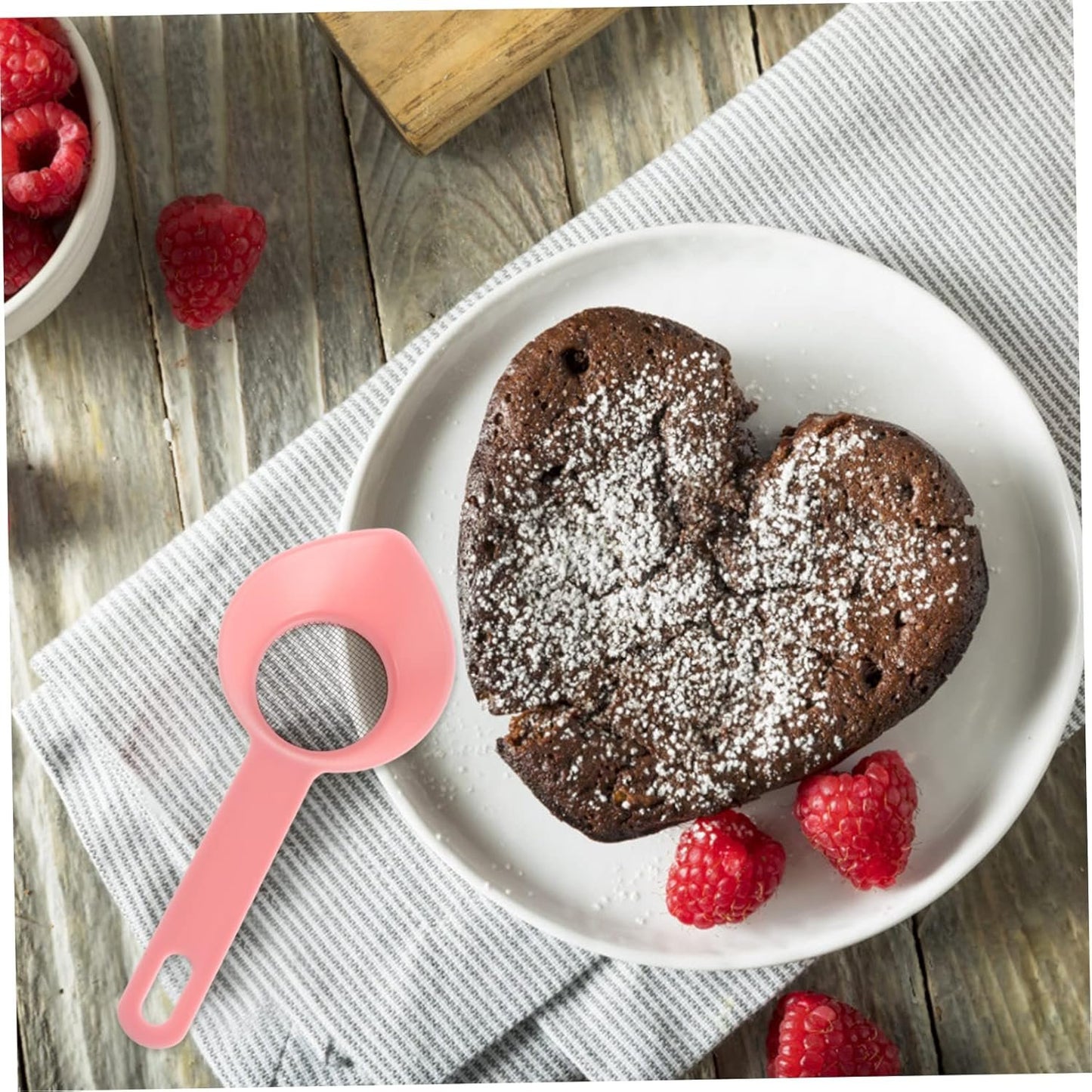 PRETYZOOM Setaccio per Farina Utensile da Forno Gadget per Torte Setaccio per Cottura al Forno Robusto per Setacciare La Farina Farina di Grano E Riso per La Cucina di Casa