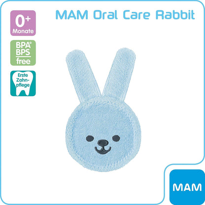 MAM 922411 Oral Care Rabbit Oral Care Glove Blue