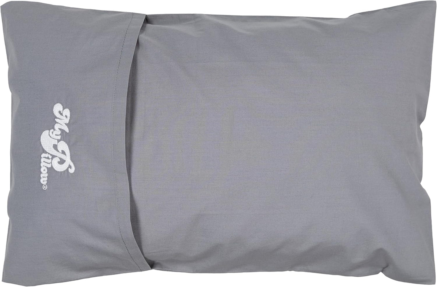 MyPillow Multi-Use Travel Pillow Compact Pillow for On-The-Go Comfort and Sleeping, Portable, Compact, Washable Pillow for Adult and Kids Neck Support [Flagstone]