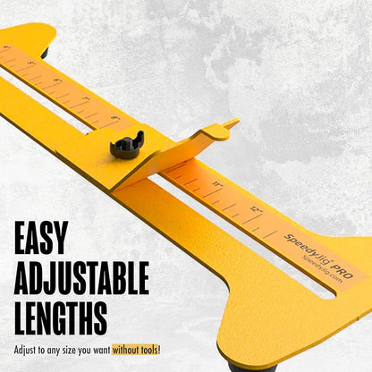 SpeedyJig PRO Paracord Bracelet Kit & Jig | Adjustable Frame | Craft 4” to 12” Survival Bracelets, Jewelry, Keychains | Craft Idea for Adults & Children | Includes Cords & Buckles | USA Made