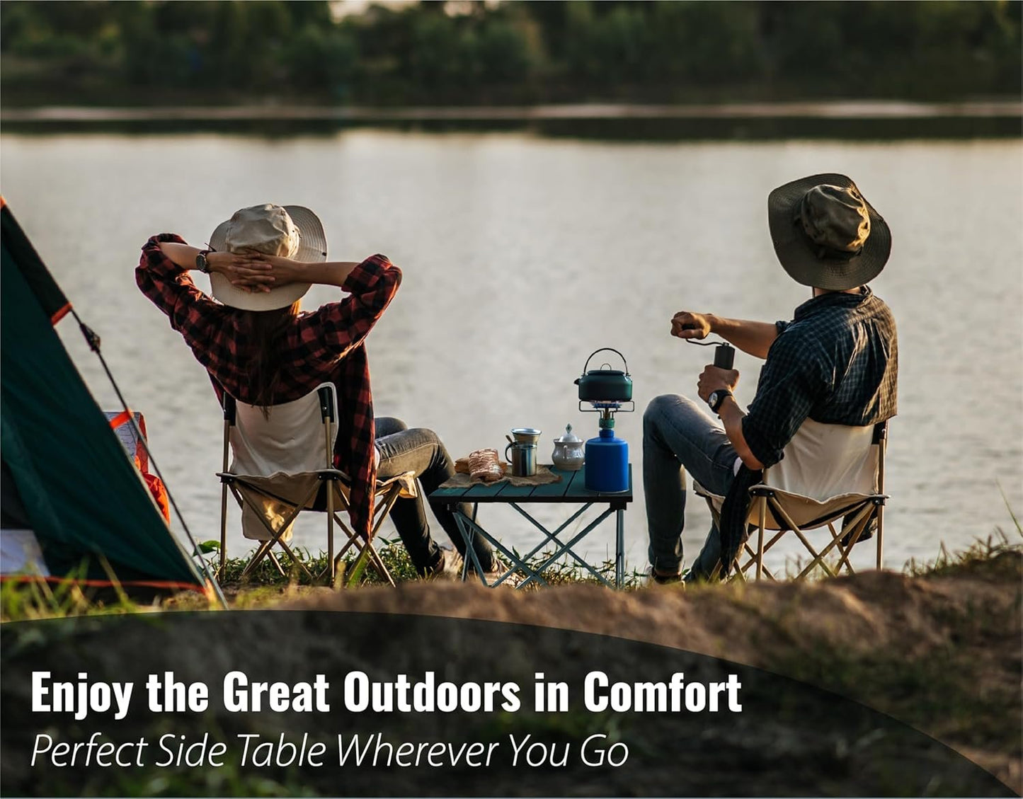 TREKOLOGY Portable Camping Table â€“ Lightweight Aluminium Folding Table with Carry Bag for Outdoor, Picnic, Beach, Hiking, BBQ, and Travel â€“ Compact & Sturdy Design