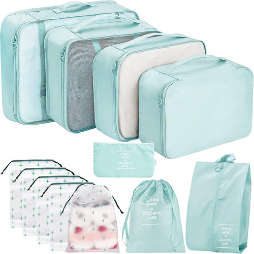 YORFULL 12 Pieces Packing Cubes Compression Travel Organizer, Travel Accessories, Travel Bag, Travel Bag