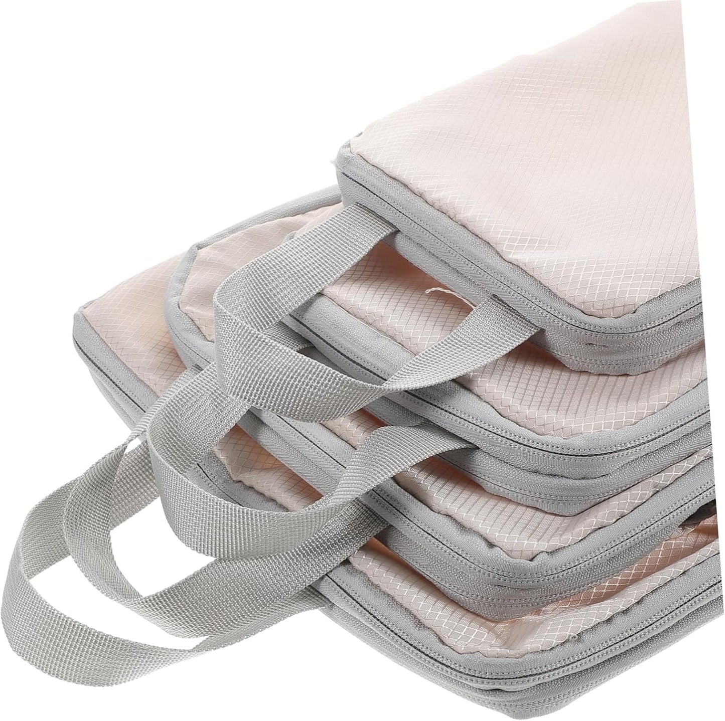 TOGEVAL Travel Essential: 5pcs Compression Packing Cubes for Suitcase Shoes and Clothing Water-resistant Compact and Designed for Organization