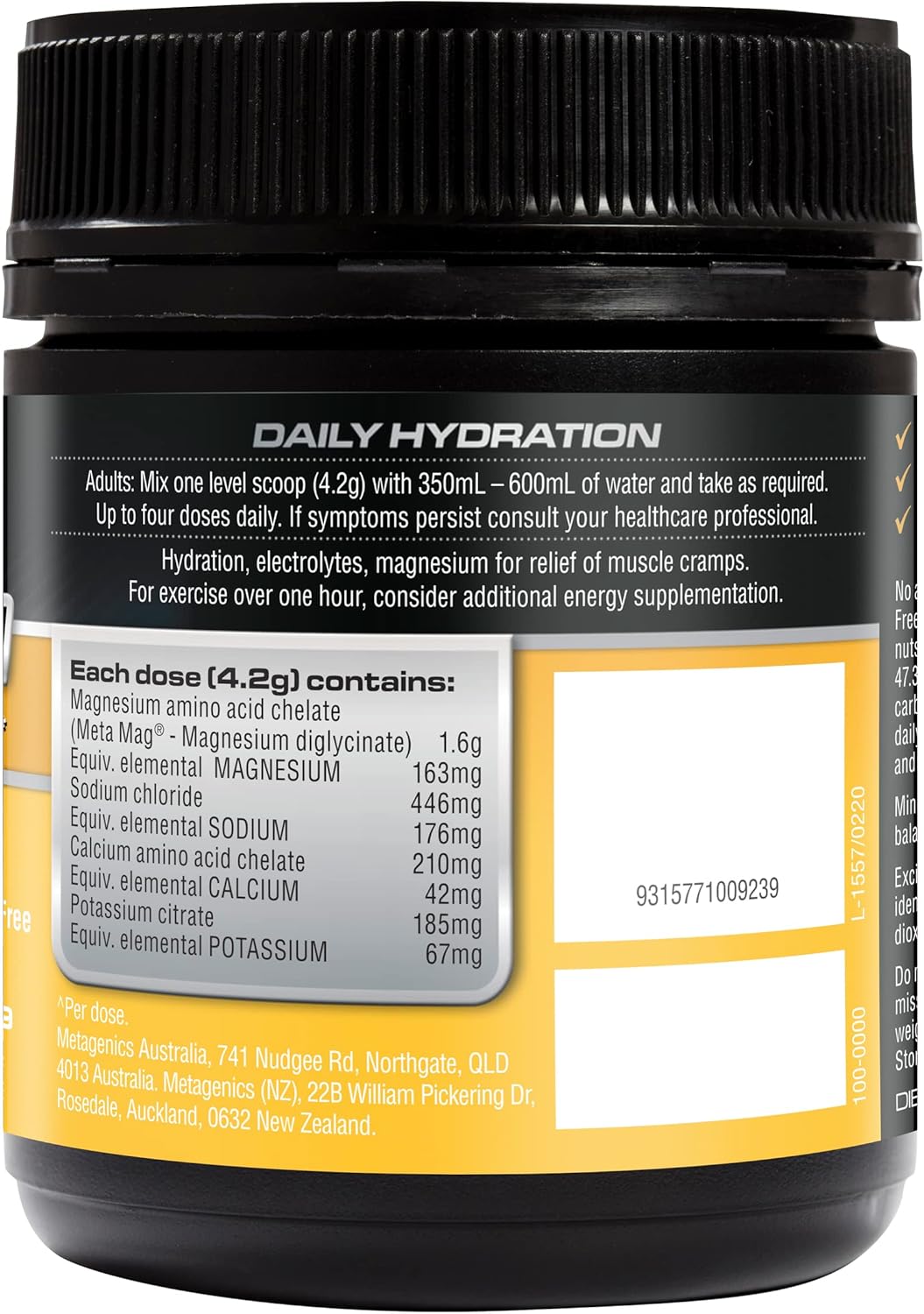 Endura Rehydration Electrolyte Powder - Low Carb Fuel - Tropical Punch Flavoured - 135g