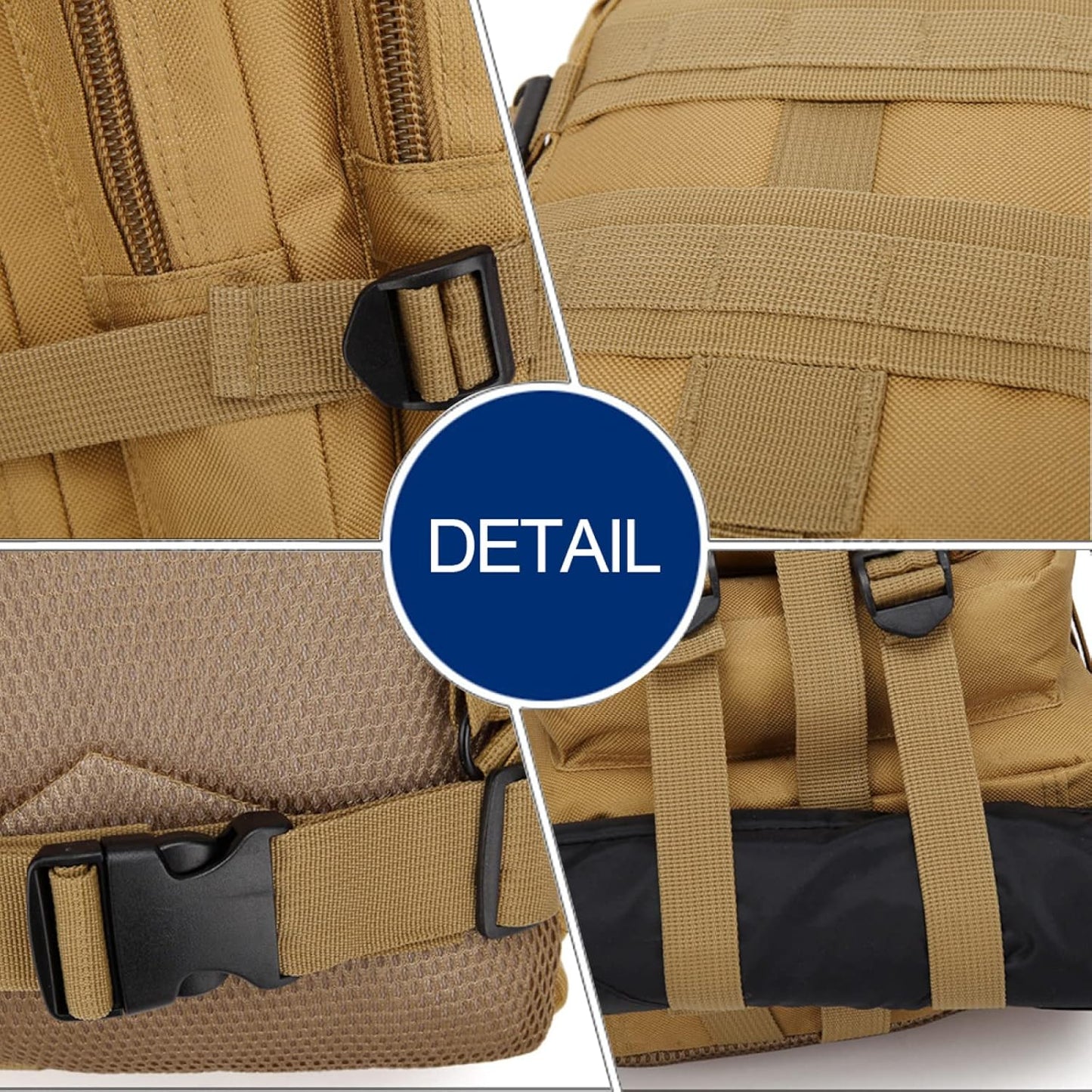 30L Mountaineering Outdoor Multifunctional Backpack 3 Days Tactical Backpack Military Tactical Backpack Assault Pack for Hiking Camping Trekking Hunting,CPcamouflage
