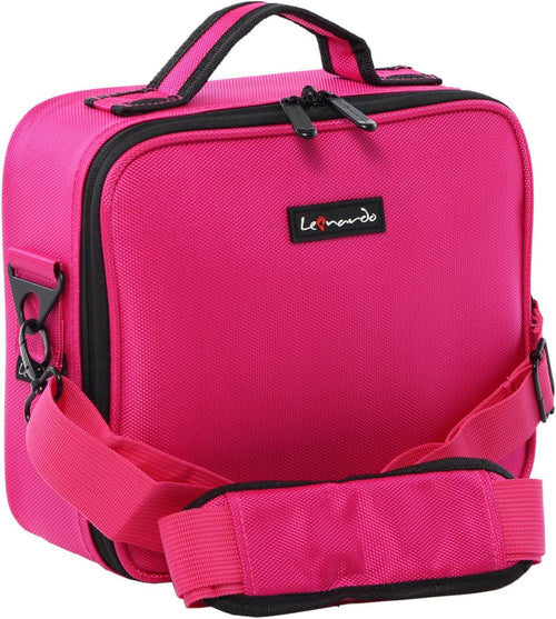 Leonardo LEO50819 Makeup Case Small Professional Makeup Bag for Travel Cosmetics for Make-up Artist Small without Mirror