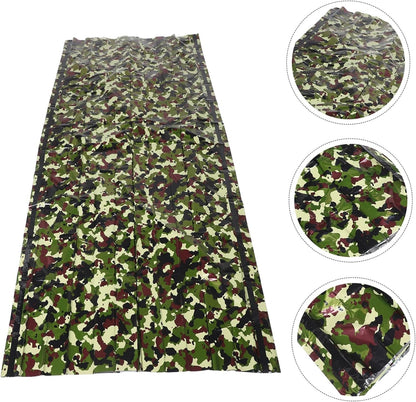 Generic Emergency Survival Tent for Camping Windproof Warming Shelter Lightweight Portable Emergency for Outdoor Activities Survival Kits