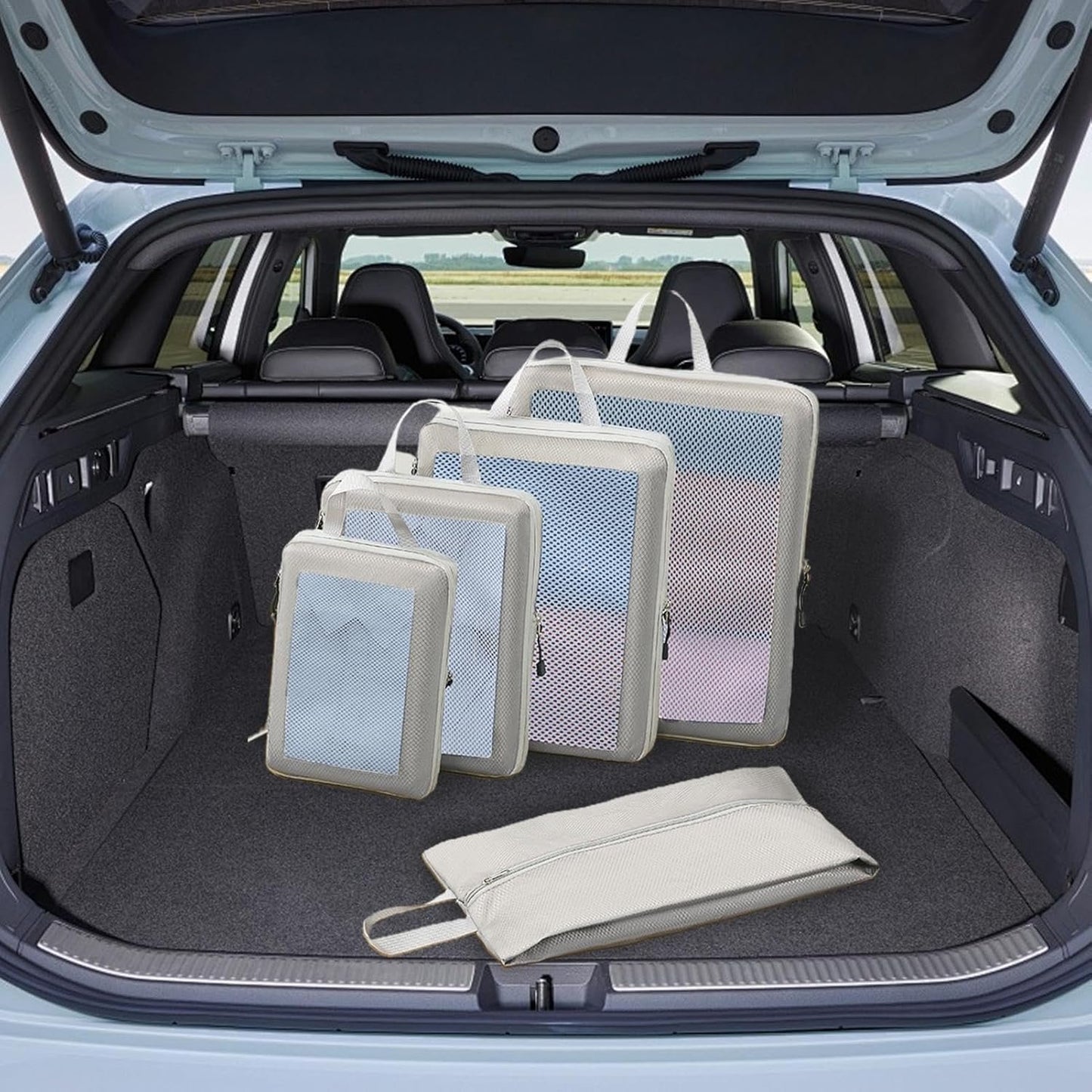 Compression Packing Cubes | Packing Cubes Suitcase | Compression Packing Bags | Waterproof Packing Cubes, Travel Compression Cubes, Clothing Organization Cubes, Moving House Packing Cubes