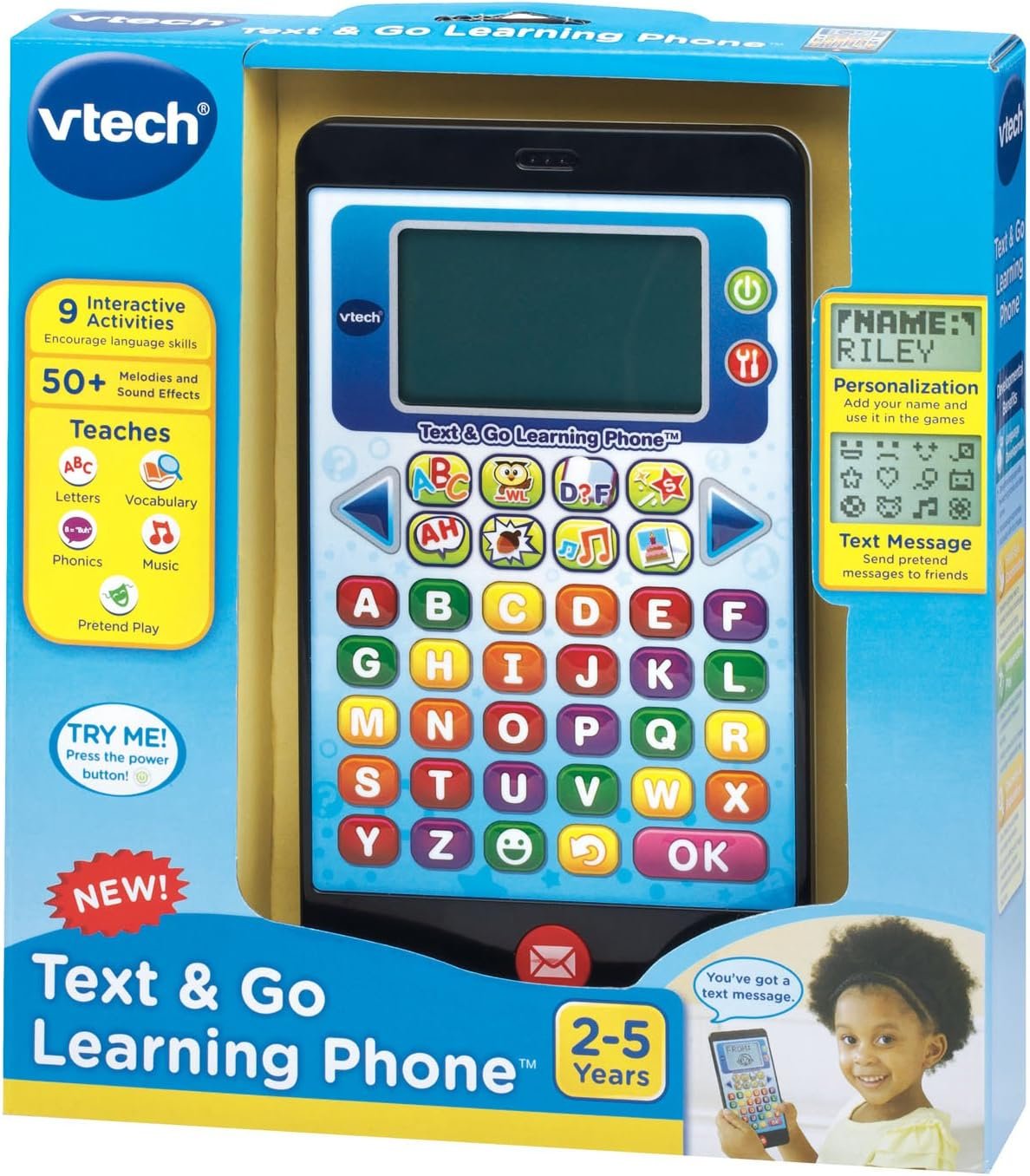 VTech Text & Go Learning Phone (English Version)