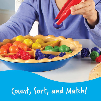 Learning Resources Super Sorting Pie, Fine Motor Toy, Early Number, Patterns, 68 Pieces, Grades Pre-K/Ages 3+