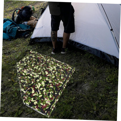 Abaodam 1 Set Survival Tent Emergency Shelter Thermal Tent with High Visibility Lightweight Design Protection for Outdoor Camping Hiking Emergency Situations Compact Storage Insulated Gear