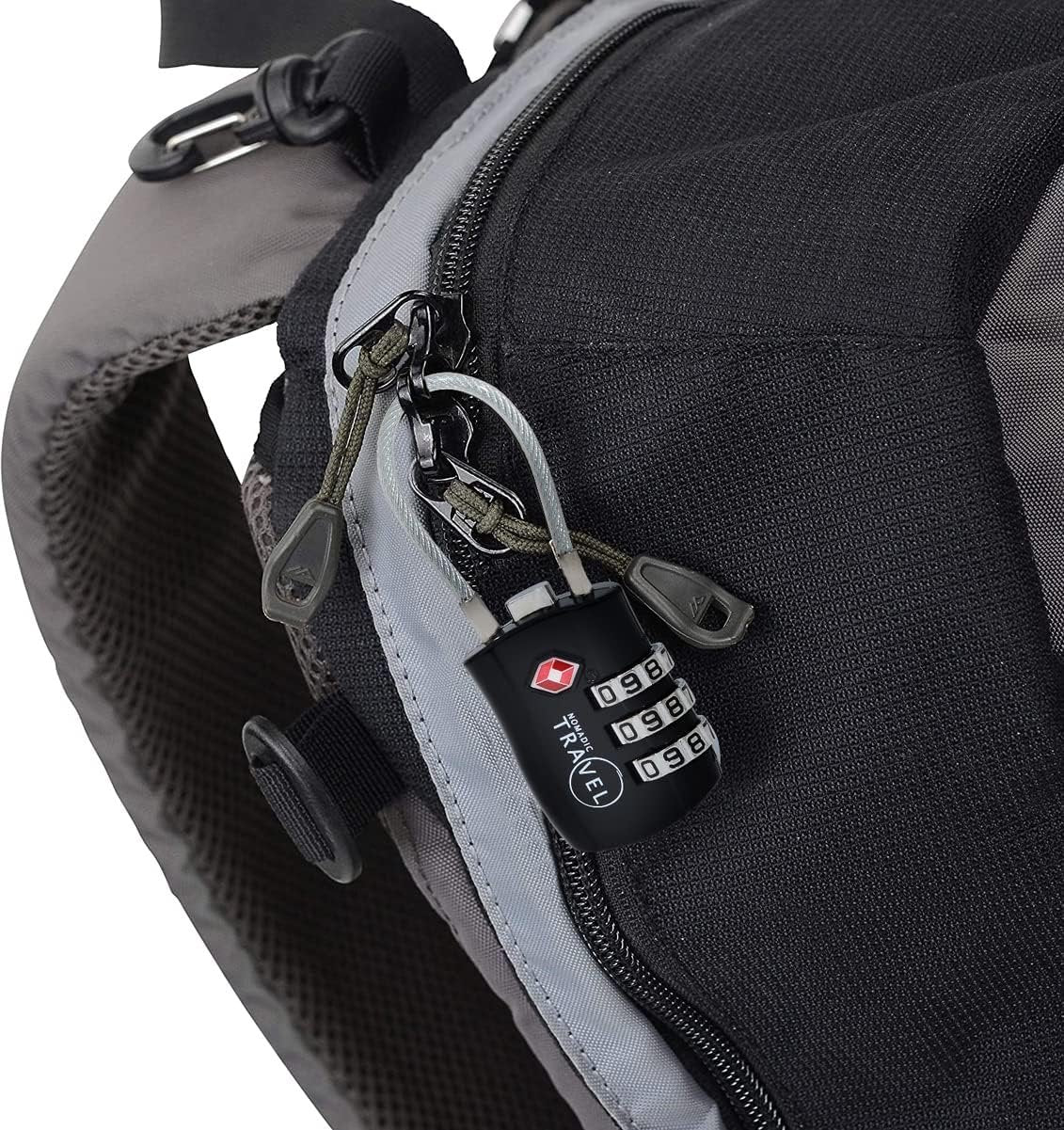 TSA Approved Combination Code Luggage Travel Lock (3 Pack) - Ideal for Luggage Suitcase, Backpacks, School lockers, Gym lockers and More