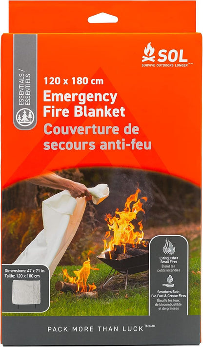 S.O.L. Survive Outdoors Longer Emergency Fire Extinguisher Blanket